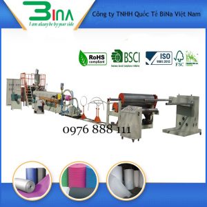 Sản xuất PE foam