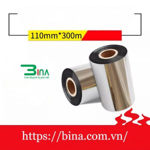 Mực in mã vạch Wax 110mmx300m