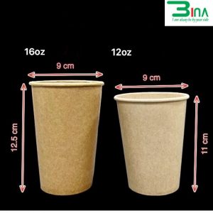 Kích thước cốc giấy 12 oz