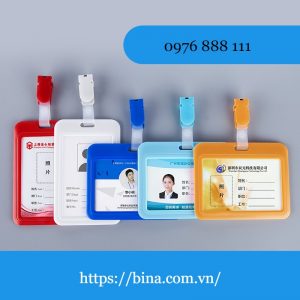 Mẫu thẻ nhựa PVC nhân viên